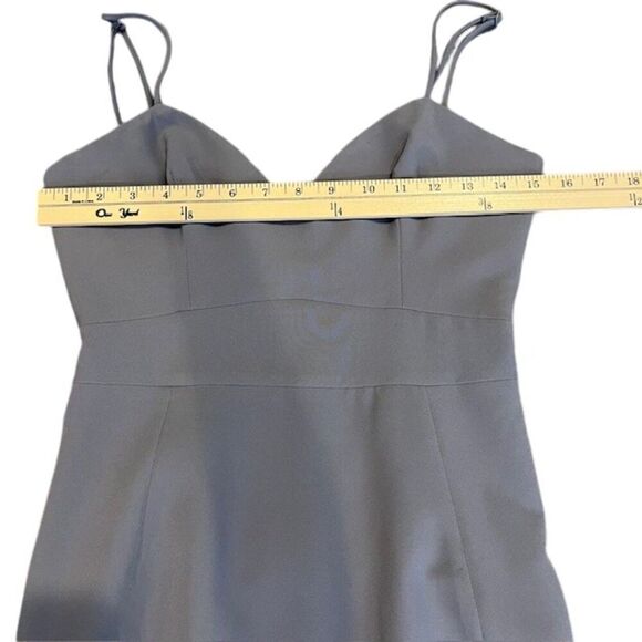 HOUSE OF CB London Raqa Purple V Neck Bodycon Full Zip Cocktail Mini Dress Small - Picture 7 of 14